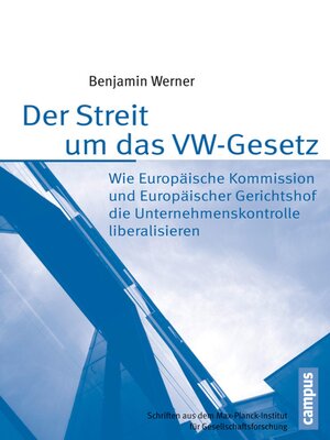 cover image of Der Streit um das VW-Gesetz